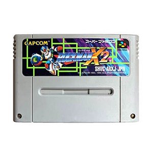 Jogo Megaman X2 SNES Super Nintendo Rockman X2 Super Famicom Original (Seminovo)