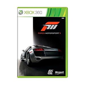 Jogo Forza Motorsport 3 Xbox 360 Europeu Mídia Física Original (Seminovo)