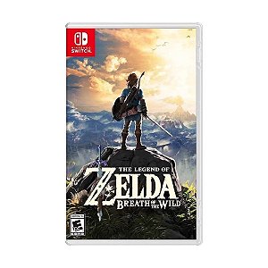 Jogo Zelda Breath of the Wild Nintendo Switch Mídia Física Original (Lacrado)