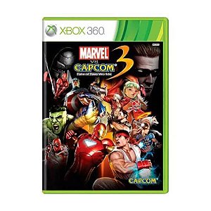 Jogo Marvel VS Capcom 3 Fate of two Worlds Xbox 360 Mídia Física Original (Seminovo)