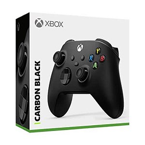 Controle sem fio Xbox Carbon Black - Series X, S, One - Preto