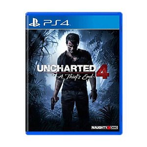 Jogo Uncharted 4 A Thiefs End PS4 Mídia Física Original (Seminovo)