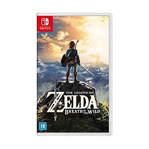 Jogo Zelda Breath of the Wild Nintendo Switch Mídia Física Nacional Original