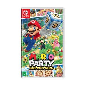Jogo Mario Party Superstars Nintendo Switch Mídia Física Nacional Original