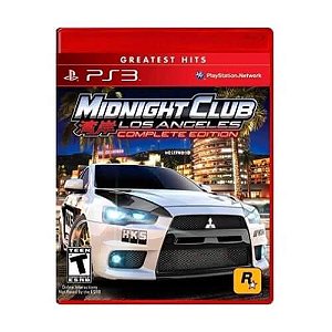 Jogo Midnight Club Los Angeles PS3 Mídia Física Original (Seminovo)