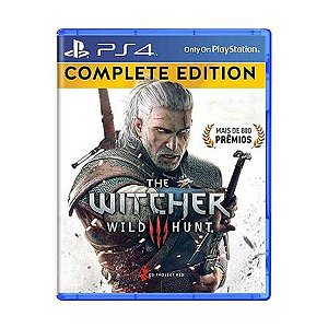 Jogo The Witcher 3 Wild Hunt Complete Ed PS4 Físico Seminovo