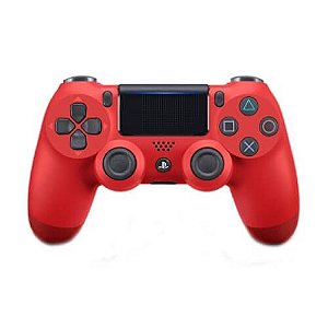 Controle Sem Fio PS4 Paralelo Vermelho - PS4 (Seminovo)