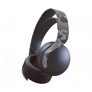 Headset sem fio Pulse 3D Gray Camouflage Sony - PS5