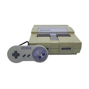 Console Super Nintendo Fat com 1 controle Original Seminovo
