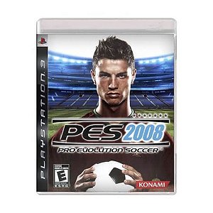 Jogo PES 2008 Pro Evolution S. PS3 Fisico Original Seminovo