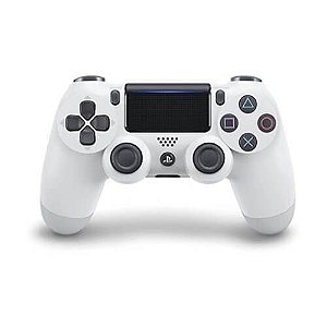 Controle Sem Fio Dualshock 4 Branco - PS4 (Seminovo)