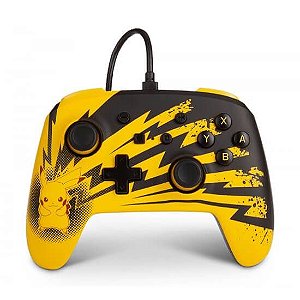 Controle com fio Nintendo Switch Pikachu Lightning - PowerA
