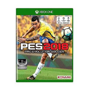 Jogo PES 2018 Xbox One Mídia Física Original (Seminovo)