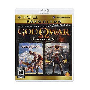 Jogo God of War Collection 1 e 2 PS3 Mídia Física Seminovo