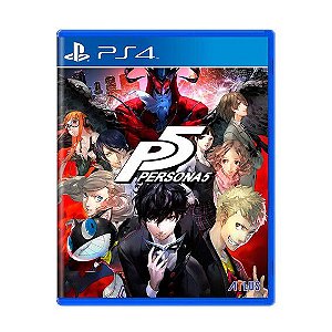 Jogo Persona 5 PS4 Mídia Física Original (Seminovo)