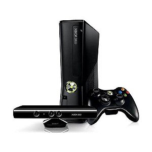Console Xbox 360 Slim 250GB Com Kinect Microsoft (Seminovo)