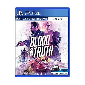 Jogo Blood & Truth VR PS4 Mídia Física Original (Seminovo)
