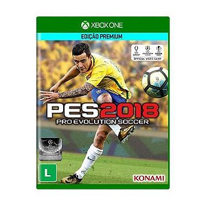 Jogo PES 2018 Xbox One Mídia Física Original (Lacrado)