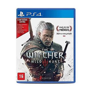 Jogo Witcher 3 Wild Hunt + Trilha Sonora PS4 Físico Seminovo