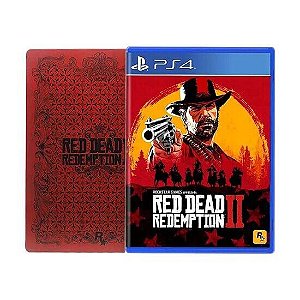 Jogo Red Dead Redemption 2 SteelCase PS4 Físico (Seminovo)