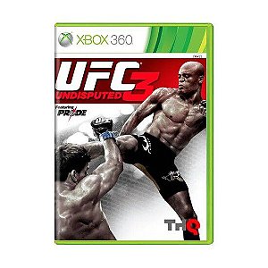 Jogo UFC Undisputed 3 Xbox 360 Físico Original Seminovo