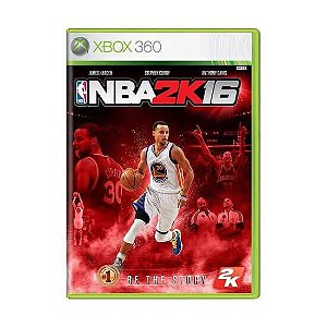 Jogo NBA 2K16 Xbox 360 Mídia Física Original (Seminovo)