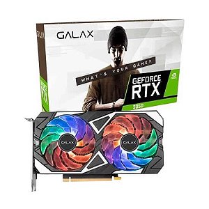 Placa de Vídeo NVIDIA GeForce RTX 3050 EX RGB 8GB Galax