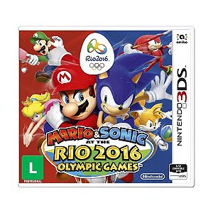 Jogo Mario e Sonic Rio 2016 Olympic Games 3DS 2DS (Lacrado)