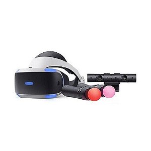 PlayStation VR CUH-ZVR2 - PS4 VR + Ps Move + Câmera - Sony