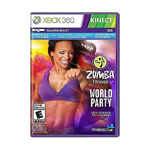Jogo Kinect Zumba Fitness World Party Xbox 360 (Seminovo)