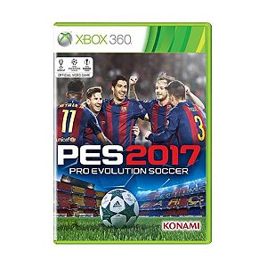 Jogo PES 2017 Xbox 360 Mídia Física Original (Seminovo)