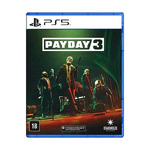 Jogo Pay Day 3 PS5 Mídia Física Original (Seminovo)