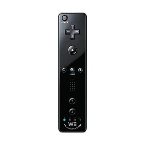 Controle Nintendo Wii Remote MotionPlus Preto (Seminovo)