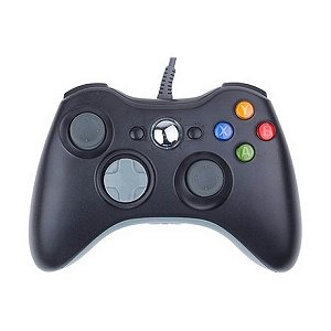 Controle Com fio Xbox 360 Preto Feir (Seminovo)