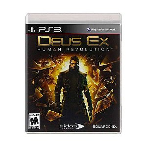 Jogo Deus Ex Human Revolution PS3 Físico Original (Seminovo)