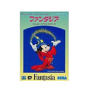Jogo Mickey Magic Fantasia Mega Drive Japonês Original Seminovo