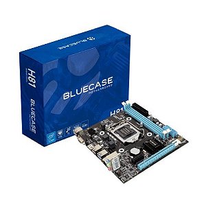 Placa Mãe 1150 Bluecase BMBH81 Intel DDR3 USB 3.0 Vga hdmi