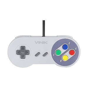 Controle para PC USB Com fio Super Nintendo SNES SFC Vinik
