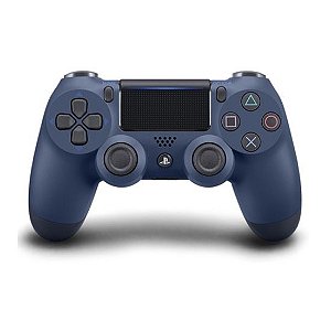 Controle Sem Fio Dualshock 4 Midnight Blue Sony - PS4