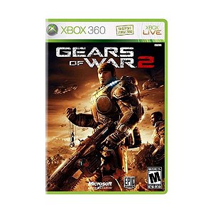 Jogo Gears Of War 2 Xbox 360 Mídia Física Original Seminovo