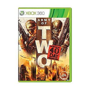 Jogo Army of Two The 40th Day Xbox 360 Mídia Física Seminovo