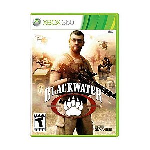 Jogo Blackwater Xbox 360 Mídia Física Original (Seminovo)