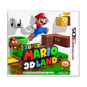 Jogo Super Mario 3D Land Nintendo 3DS Mídia Fisica Seminovo