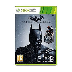 Jogo Batman Arkham Origins Xbox 360 Físico Original Seminovo
