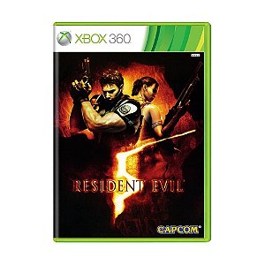 Jogo Resident Evil 5 Xbox 360 Físico Original (Seminovo)