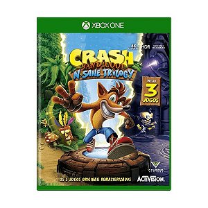 Jogo Crash Bandicoot N'Sane Trilogy Xbox One Físico Seminovo