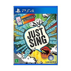 Jogo Just Sing PS4 Mídia Física Original (Lacrado)