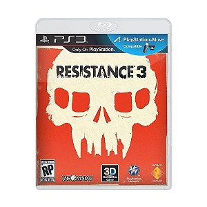 Jogo Resistance 3 PS3 Mídia Física Original (Seminovo)