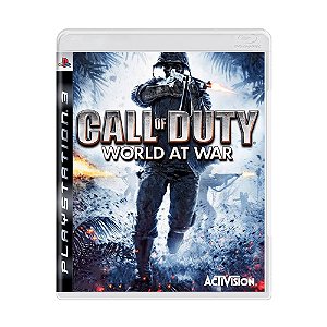Jogo Call of Duty World At War PS3 Físico Original Seminovo