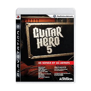 Jogo Guitar Hero 5 PS3 Mídia Física Original (Seminovo)